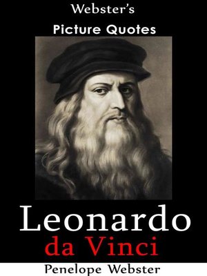 cover image of Webster's Leonardo da Vinci Picture Quotes